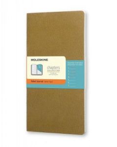 Notes Moleskine Chapters Journal L oliwkowy w linie