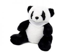 Panda z białą chustką NADRUK walentynki urodziny roczek
