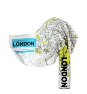 Mapa Crumpled City Londyn