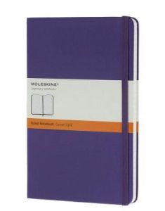 Notes Moleskine kieszonkowy w linie fioletowy