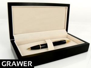 Długopis Parker IM Czarny GT GRAWER Drewniane Pudełko - z pudełkiem drewnianym \ z grawerowaniem \ b
