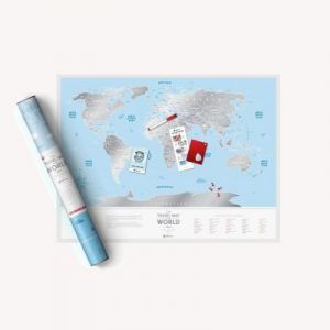 Mapa Zdrapka – Travel - Silver World