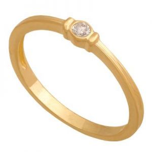 brylantowy złoty pierścionek rozmiar 16