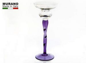 Świecznik szklany - Murano