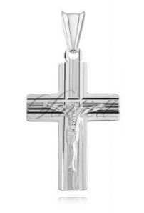 Krzyżyk z Jezusem, diamentowany