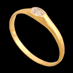 pierścionek rozmiar 9 ﻿złoto 
cyrkonia