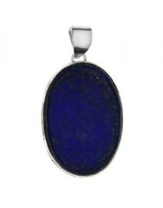 wisiorek ﻿owalny z lapis lazuli