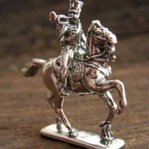 HUSAR II - figurka ze srebra