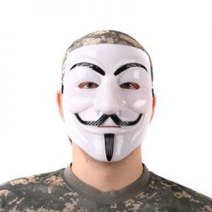 Maska Anonymous - Biała