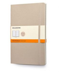 Notes Moleskine w miękkiej oprawie kieszonkowy beżowy w linie