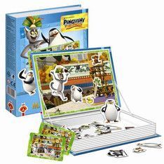 Puzzle magnetyczne Pingwiny z Madagaskaru