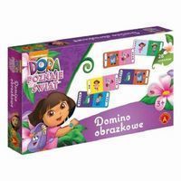 Domino obrazkowe Dora poznaje świat