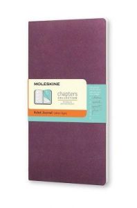 Notes Moleskine Chapters Journal M purpurowy w linie