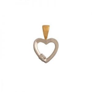 Złota zawieszka z brylantem Dw082