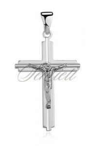 Krzyżyk z Jezusem 40x21mm - Bez powłoki