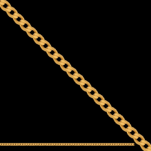 55cm ﻿łańcuszek pełny złoty typu 
pancerka