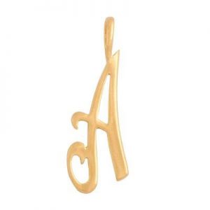 wisiorek ﻿literka A złoto 
585/14k