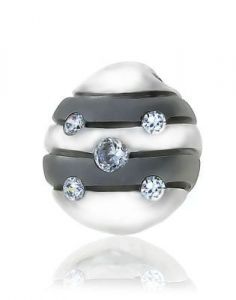 wisiorek ,srebro satynowane 925 ﻿i kryształy 
Swarovskiego