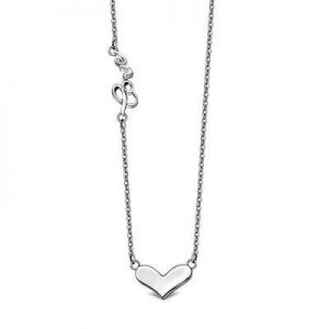 naszyjnik Celebrytka serce love, srebro 925
