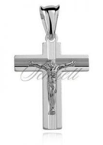Krzyżyk z Jezusem 32x21mm - Bez powłoki