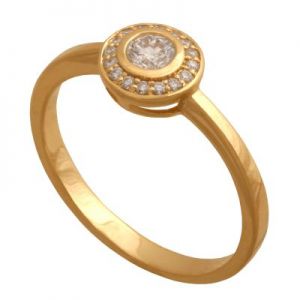 ﻿pierścionek  rozmiar: 14 ﻿,złoto 
585/14k ﻿i diamenty
