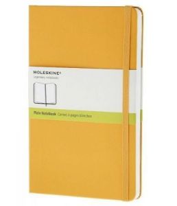 Notes Moleskine kieszonkowy gładki pomarańczowy